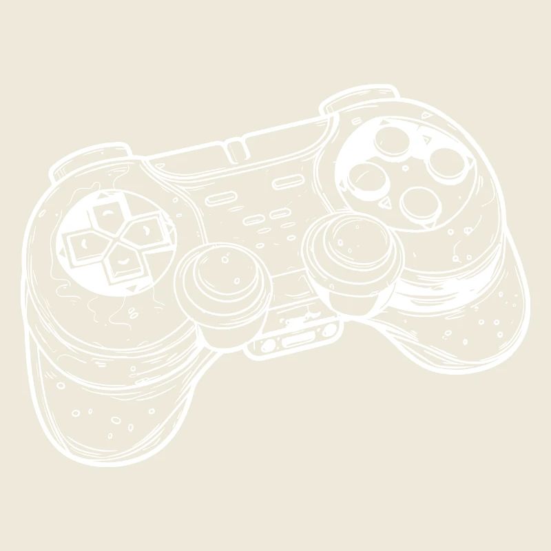 Video Game Controller Drawing
