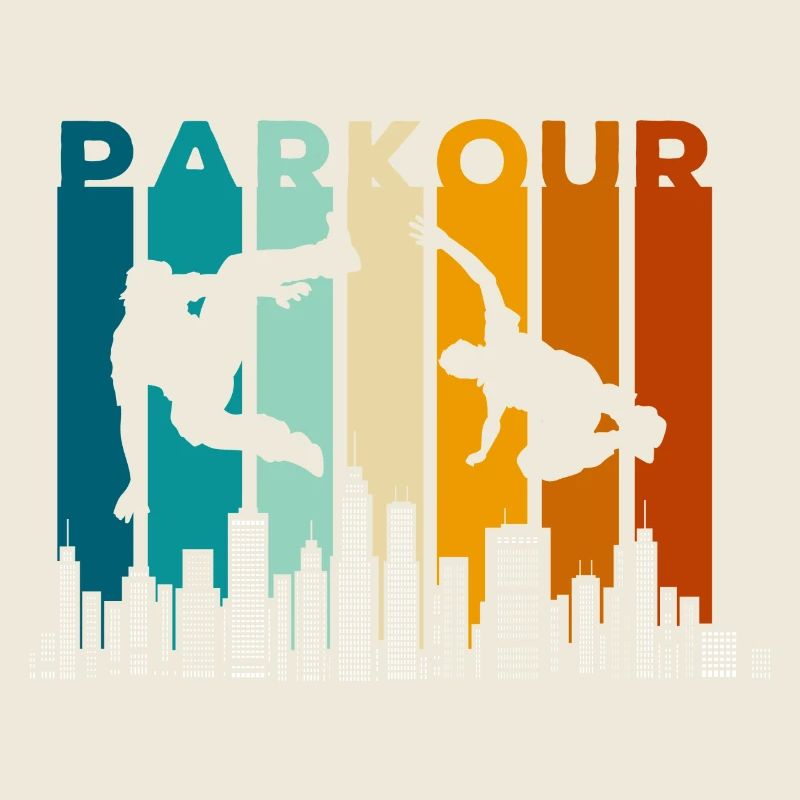 Freerunning Roller Obstacle Jump