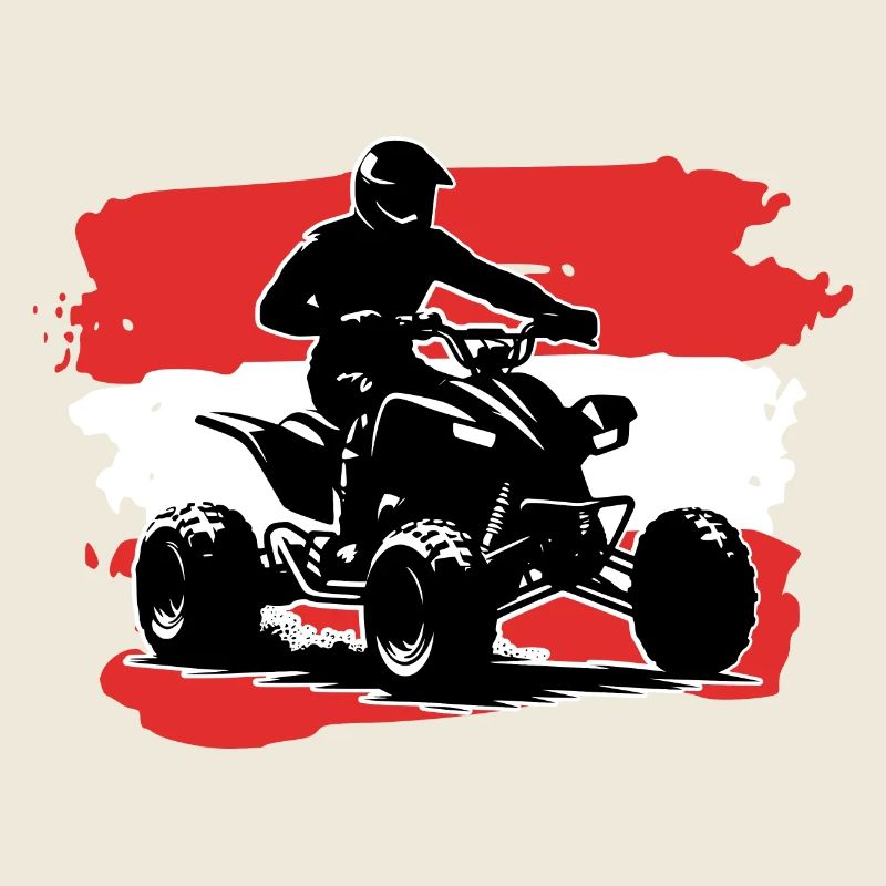 Drapeau de l’Autriche Quad