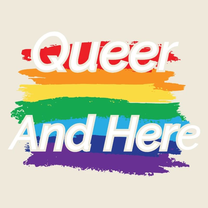 Fierté queer : design arc-en-ciel