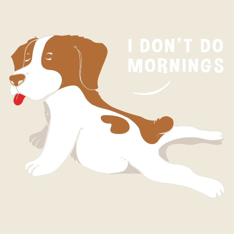 Langschläfer Montag Morgen Morgenmuffel