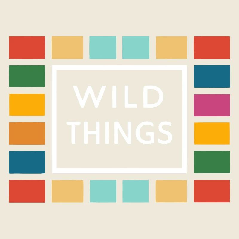 Wild Things cadres colorés