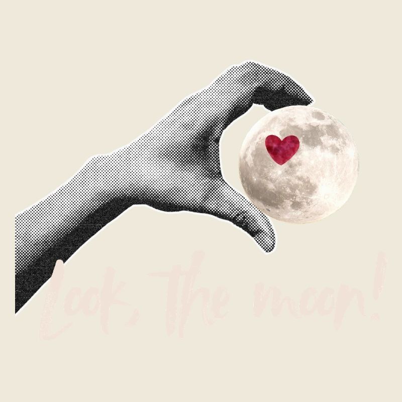 Look the moon! Moonlover Design