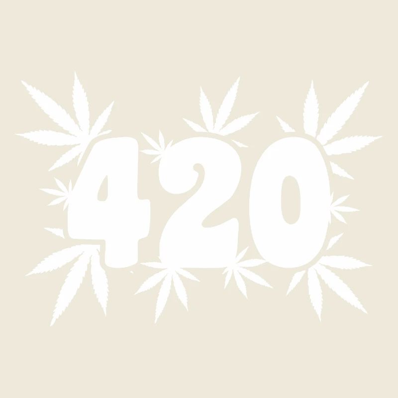 420 Leaf Vibes - Cannabis - Weed - Marihuana
