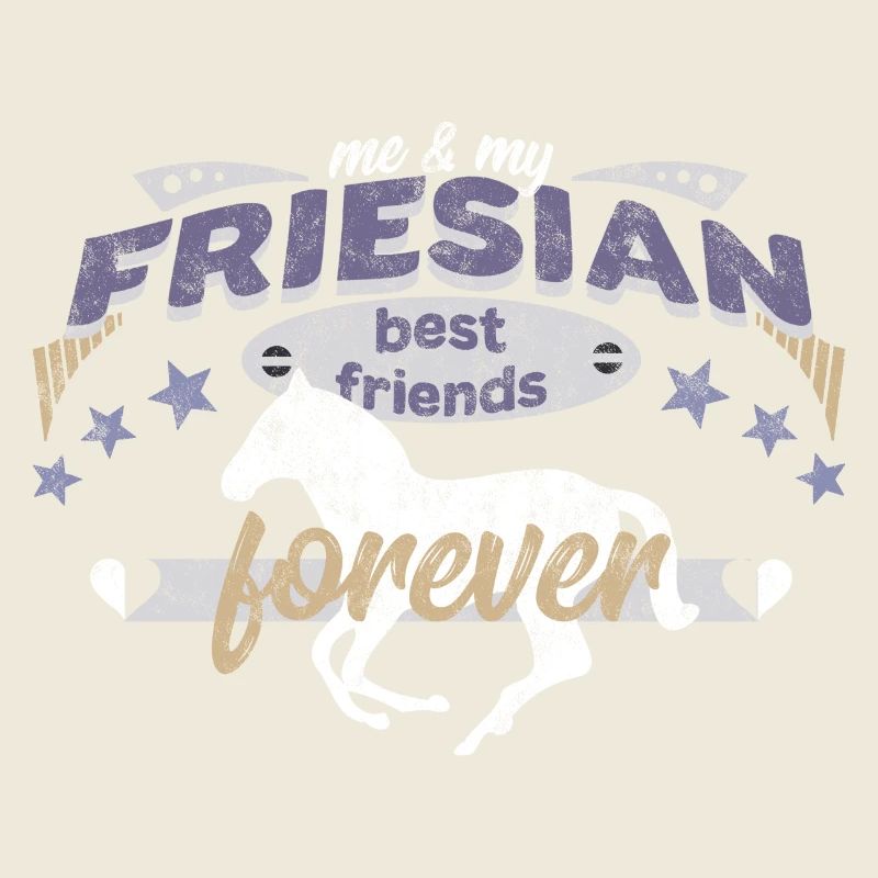 Frison race Frison meilleurs amis de BFF