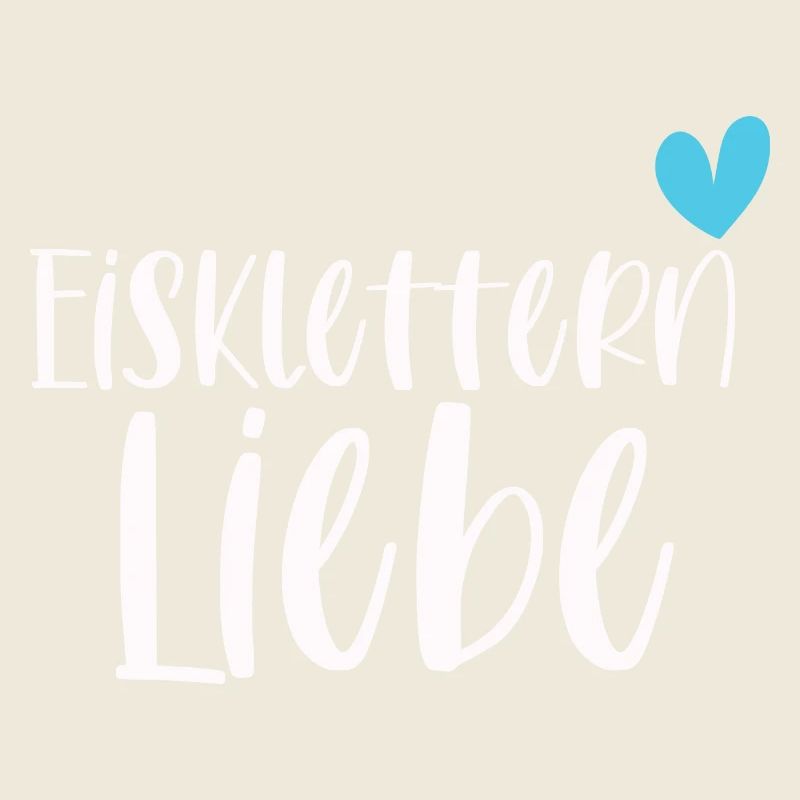 Klettern Eisklettern Liebe Eispickel Geschenk