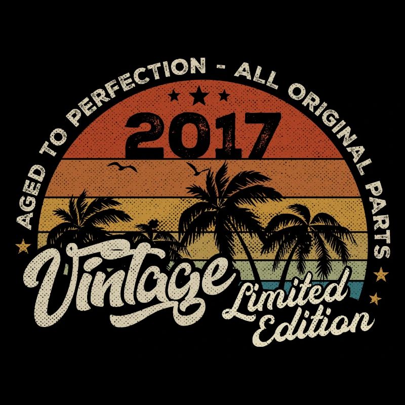 Millésime 2017 Anniversaire Rétro 2017