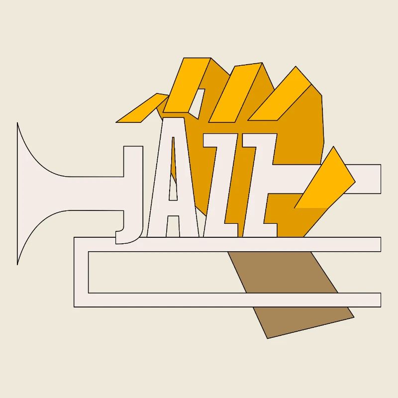 Tshirt Jazz Trompete