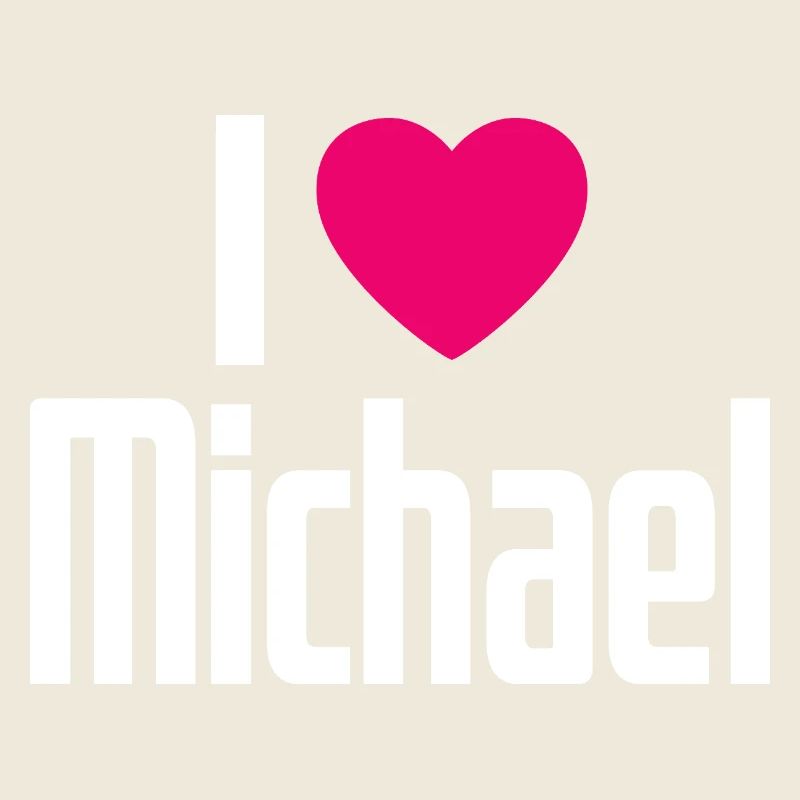 I Love Michael Pinkes Herz Ich liebe Michael