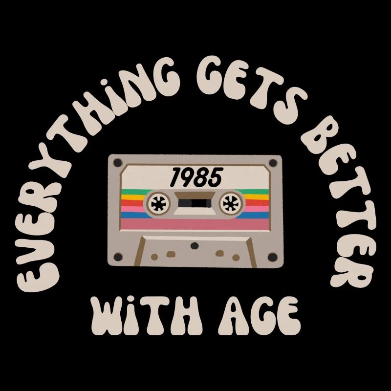 Cassette Nostalgia 1985 Rainbow Tape
