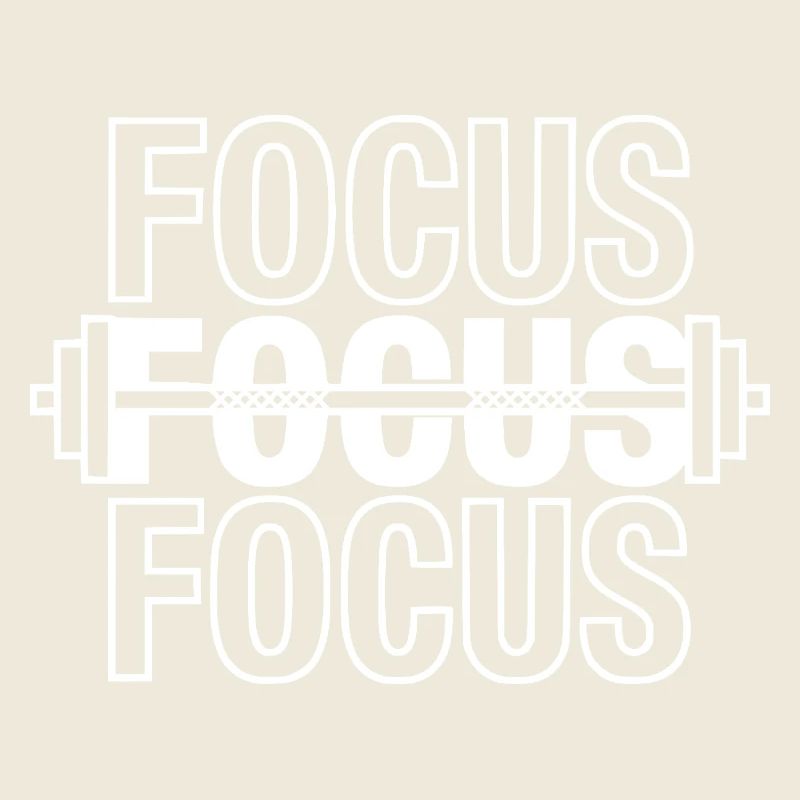FOCUS Gym Motivation Barbell