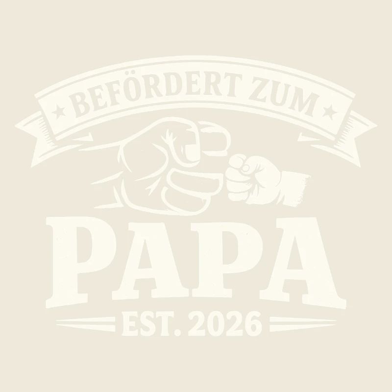 Papa 2026 Befördert Zum Stolzer Vater