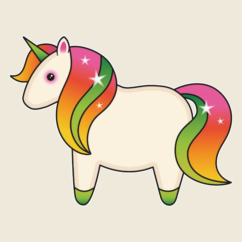 Cute Rainbow Unicorn