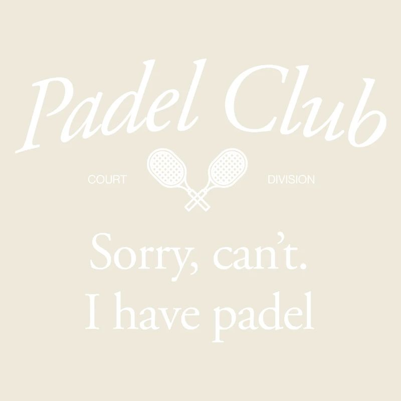 Tut mir leid, geht nicht. Ich habe Padel
