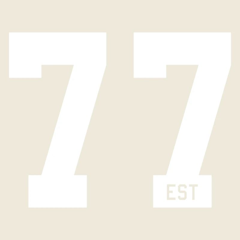 77 EST – Bold Typo & Foundation Style