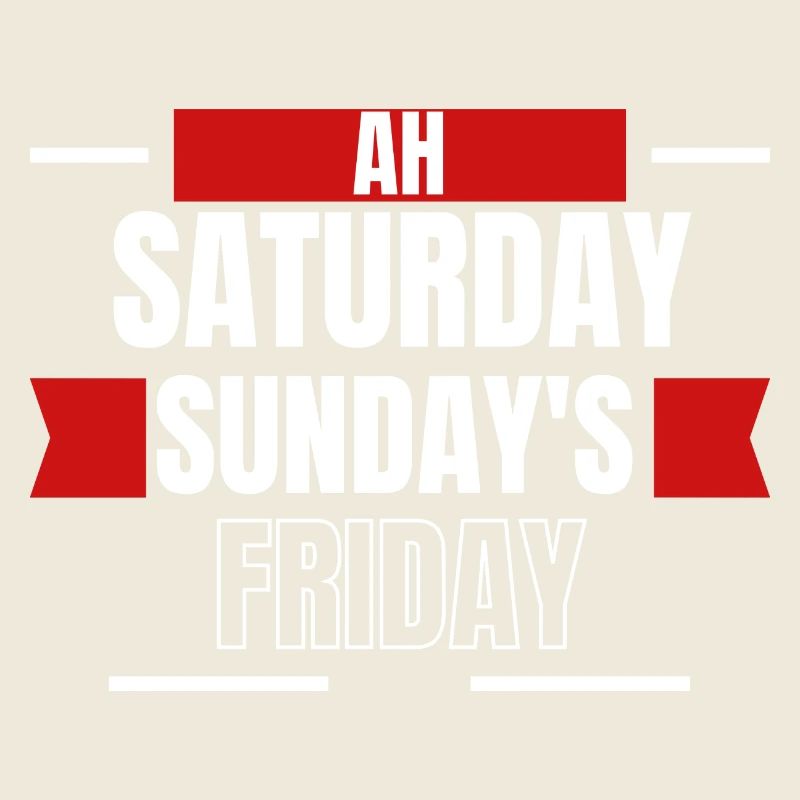 Ah Weekend Days Mashup Tee