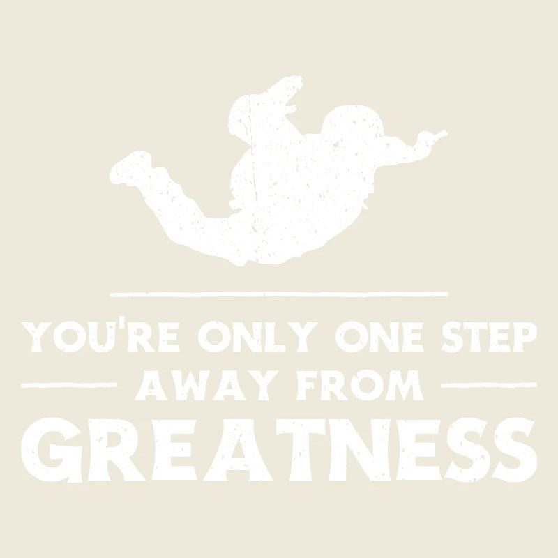 You're only one step away from greatness. Skydiver
