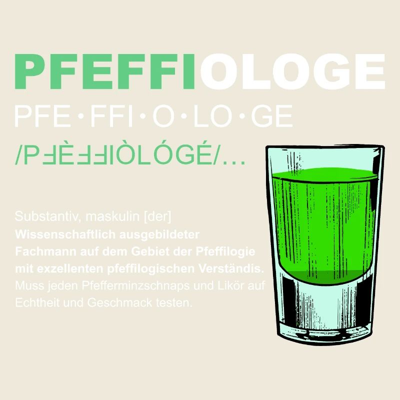Pfeffiologe Pfeffi Pfefferminz Likör Sauf JGA