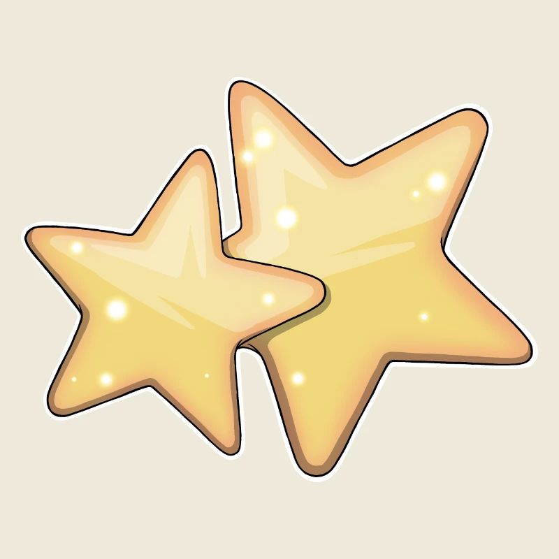 Glowing Starry Pattern Design for Apparel