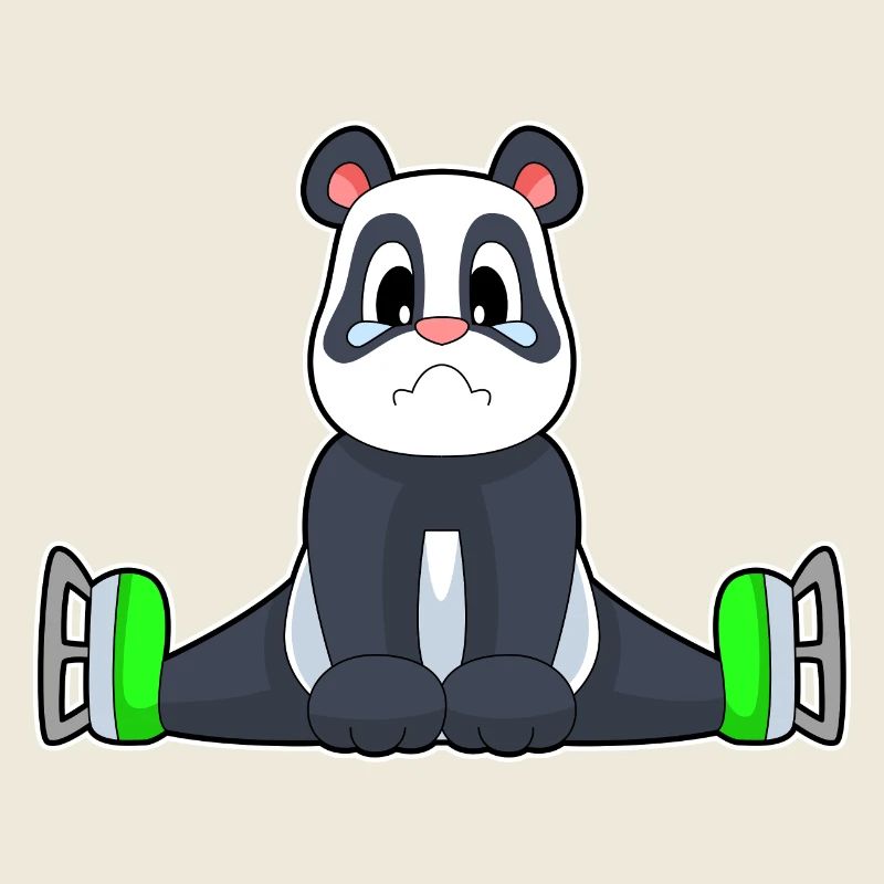 Patins à glace Panda