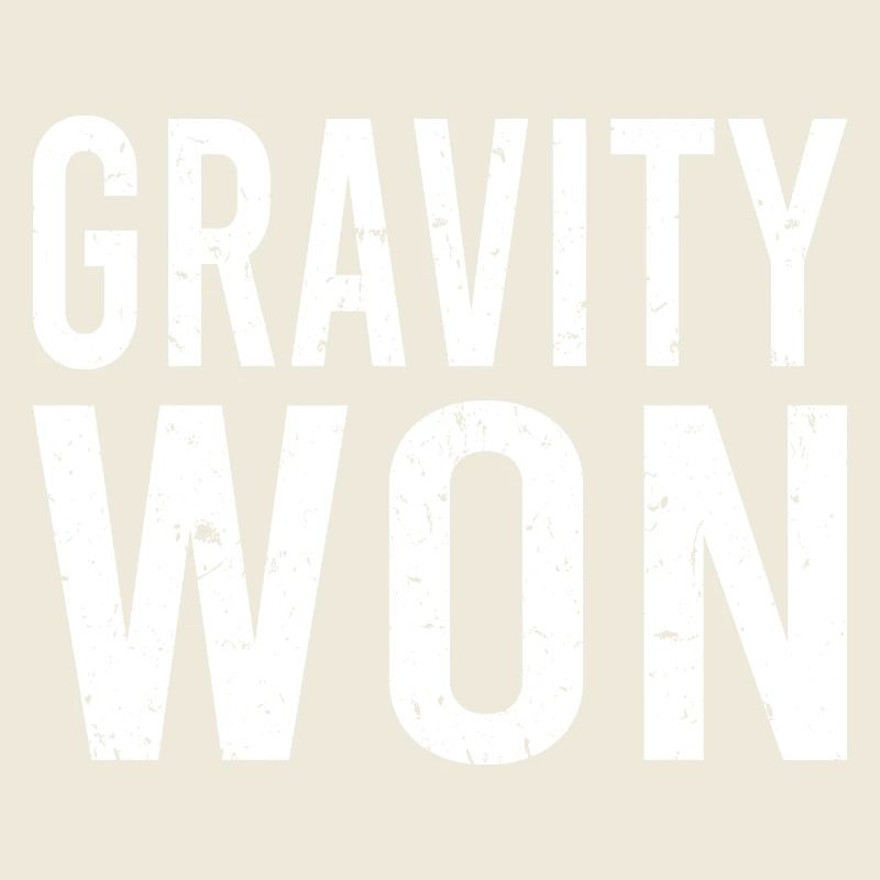 Vintage Gravity Won drôle cassé bras jambe os