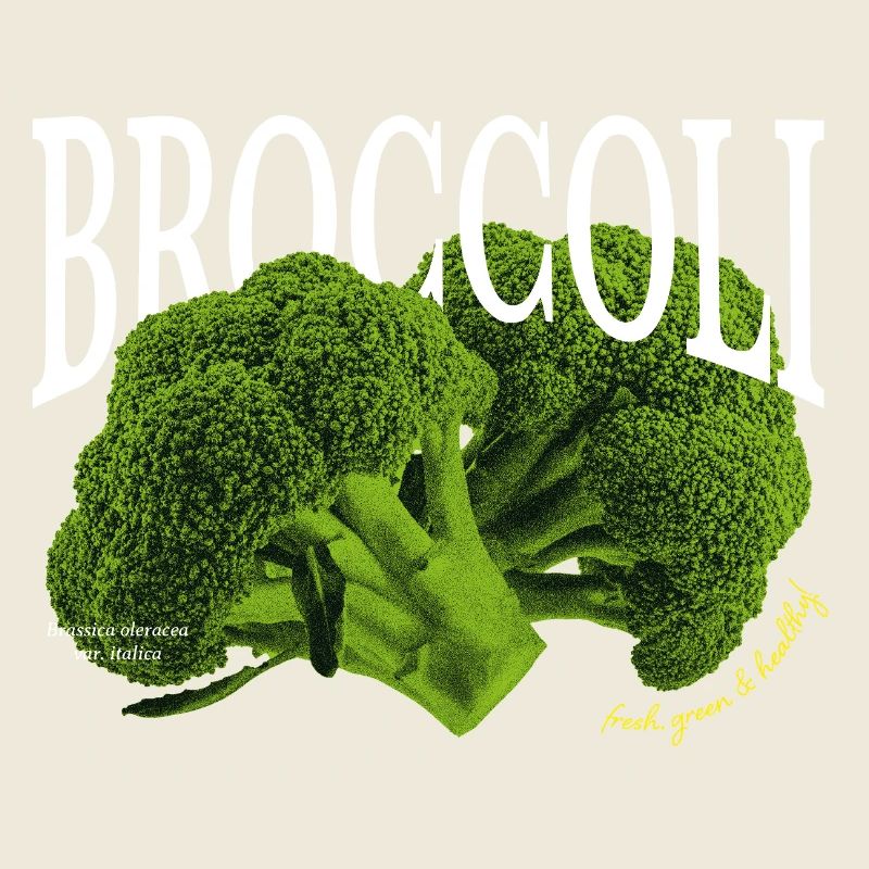Broccoli – Ästhetisches Gemüse-Design
