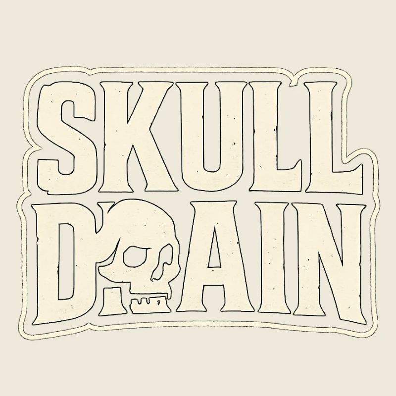 Skull Drain Vintage Style