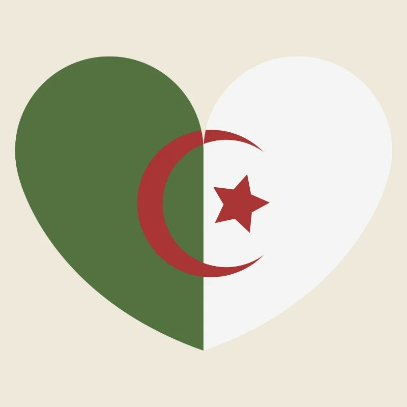 Algerische Herzflagge