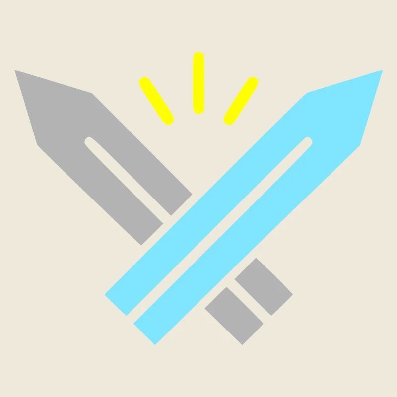 Pixel Swords RPG Gaming Rétro Vector