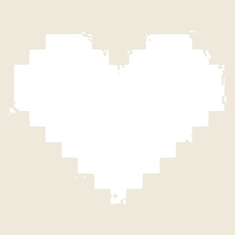 Effet Grunge Pixel Heart