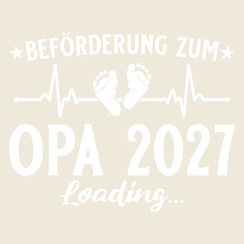 Beförderung zum Opa 2027 Loading Geschenk