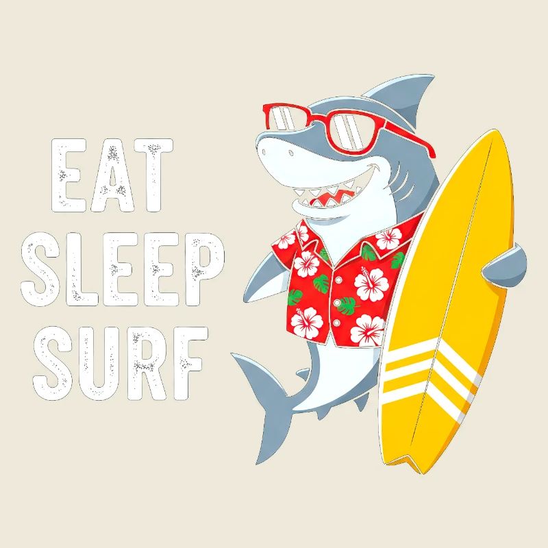 Mange Dors Requin de Surf