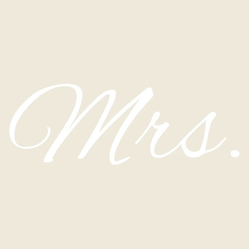 Design partenaire « Mr. & Mrs. » blanc
