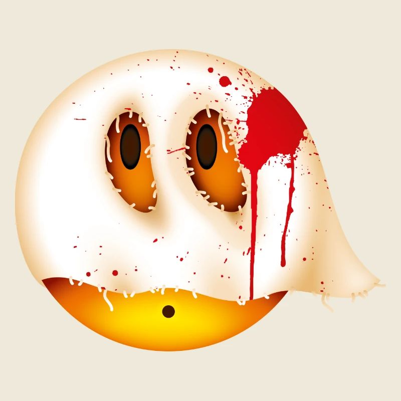 Smiley Glossy Bloody Ghost