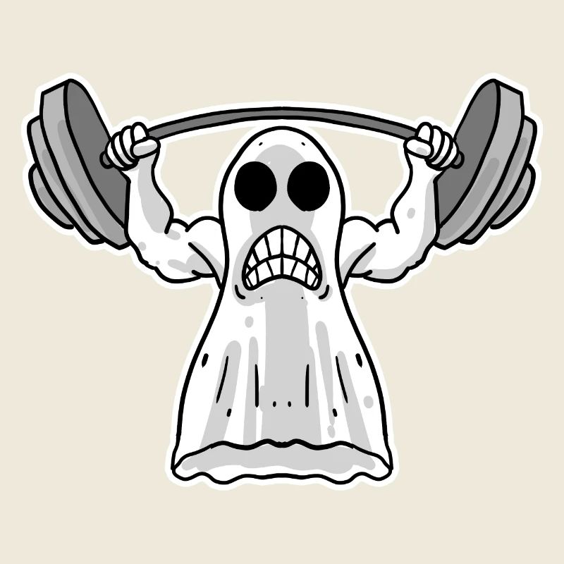 Lifting Weight - Ghost Motif