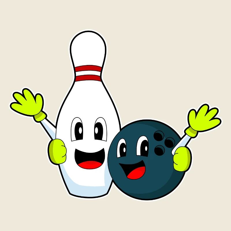 Quille à boule de bowling