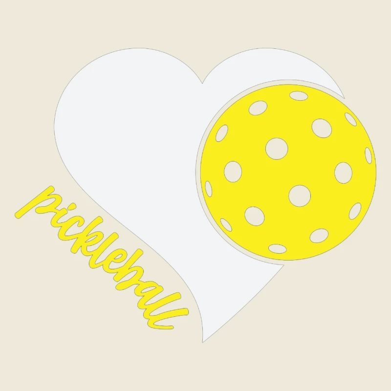 Femmes Love Pickleball mignon match de pickleball