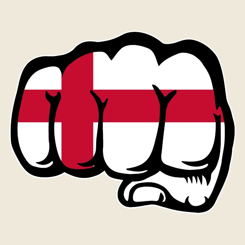England Flag Fist