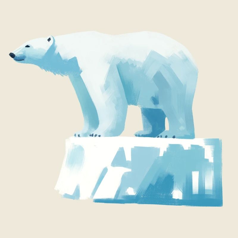 Eisbär auf Eisscholle