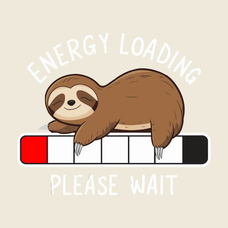 Barre de charge de batterie Sleeping Sloth