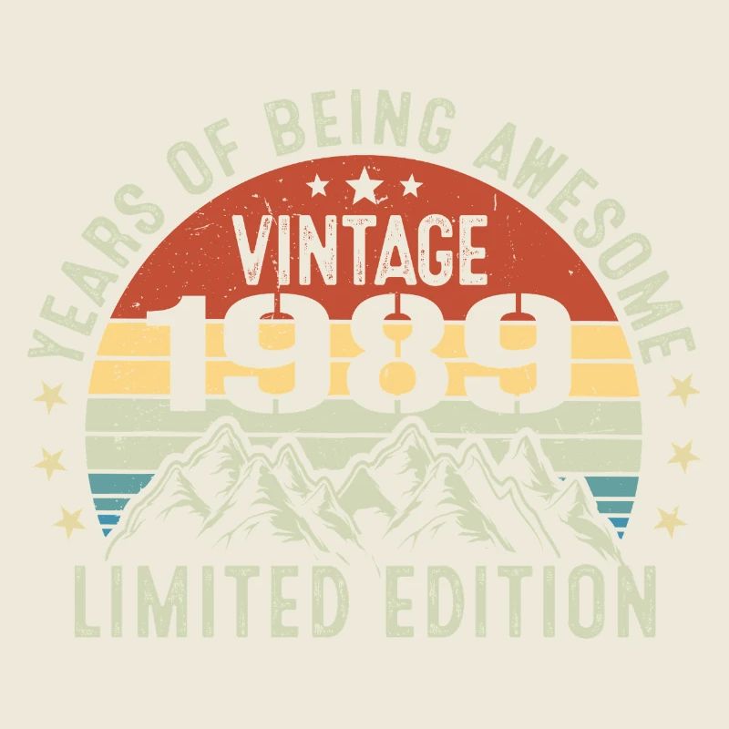 Gift to Celebrate Your Birth Year 1989