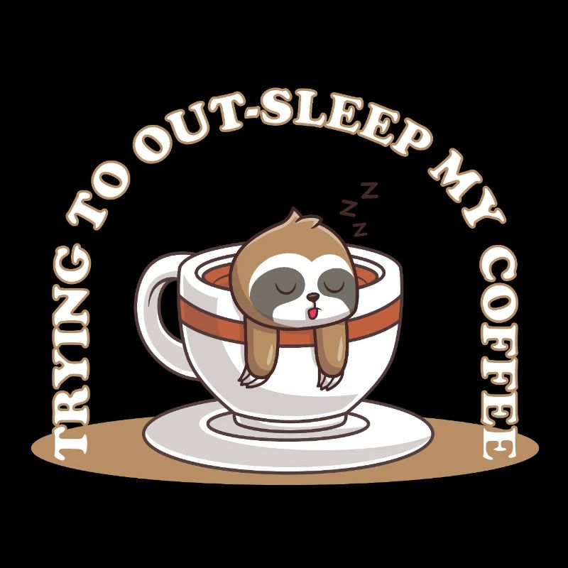 Essayer de dormir plus longtemps que mon café – Sloth Coffee
