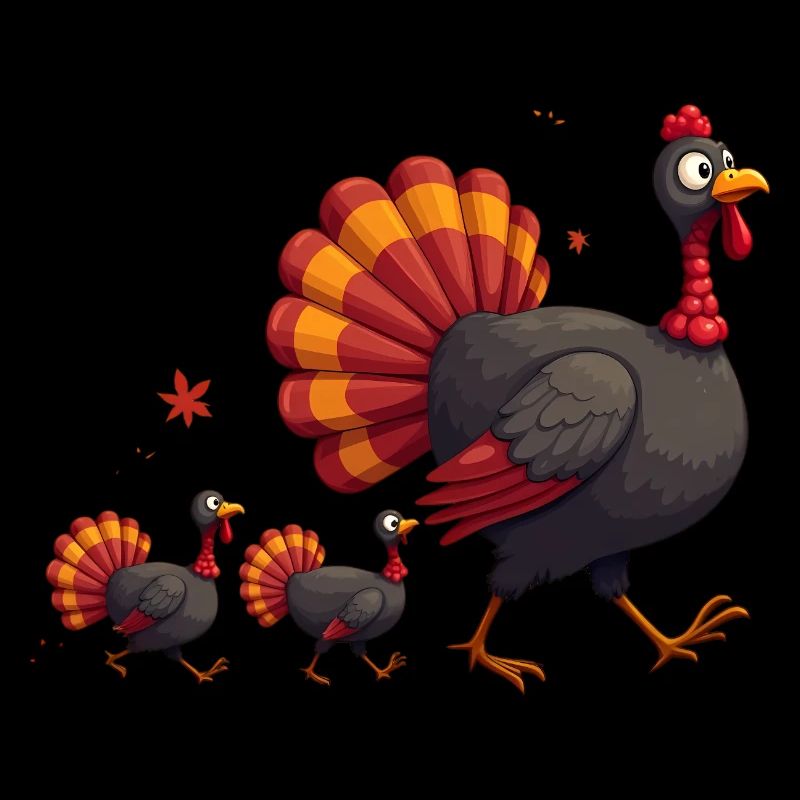 Bébé dinde de Thanksgiving