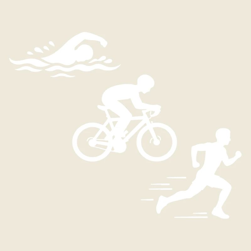 Triathlon Silhouette Triathlete