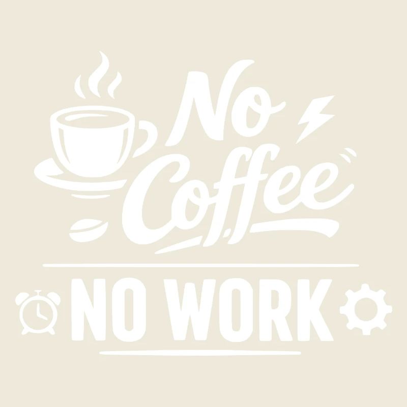 Pas de café, pas de travail