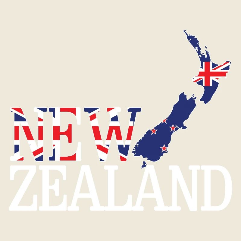 Neuseeländische Landkarte