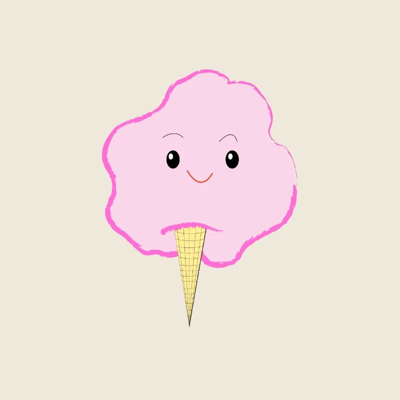 Fröhliche Zuckerwatte - Eis - Geschenkidee