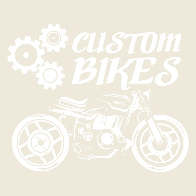 custom bikes motorcycle icon illustration graphic
