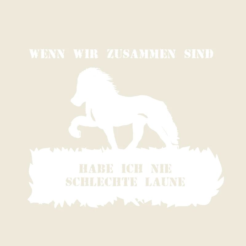 Spruch 10 mit Pferd 1 weiß