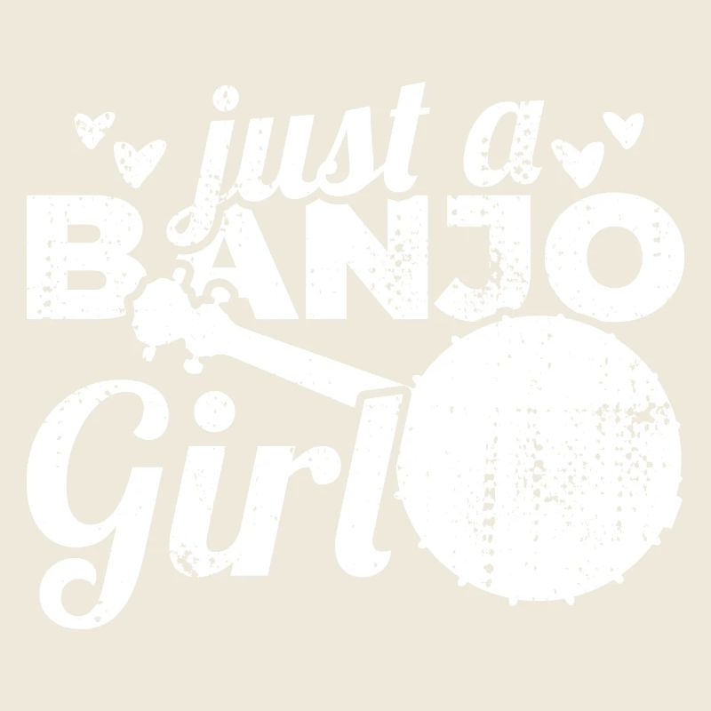 Nur ein Banjo Mädchen